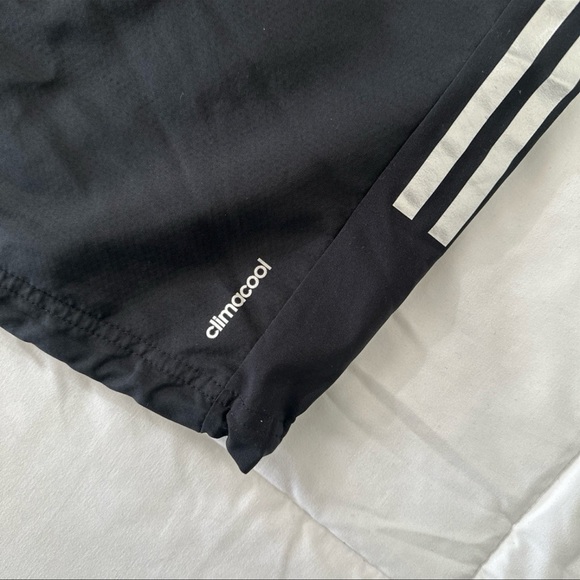 Long Fit Adidas Climacool Black Shorts - Picture 3 of 5